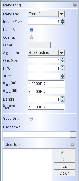Particle renderer interface